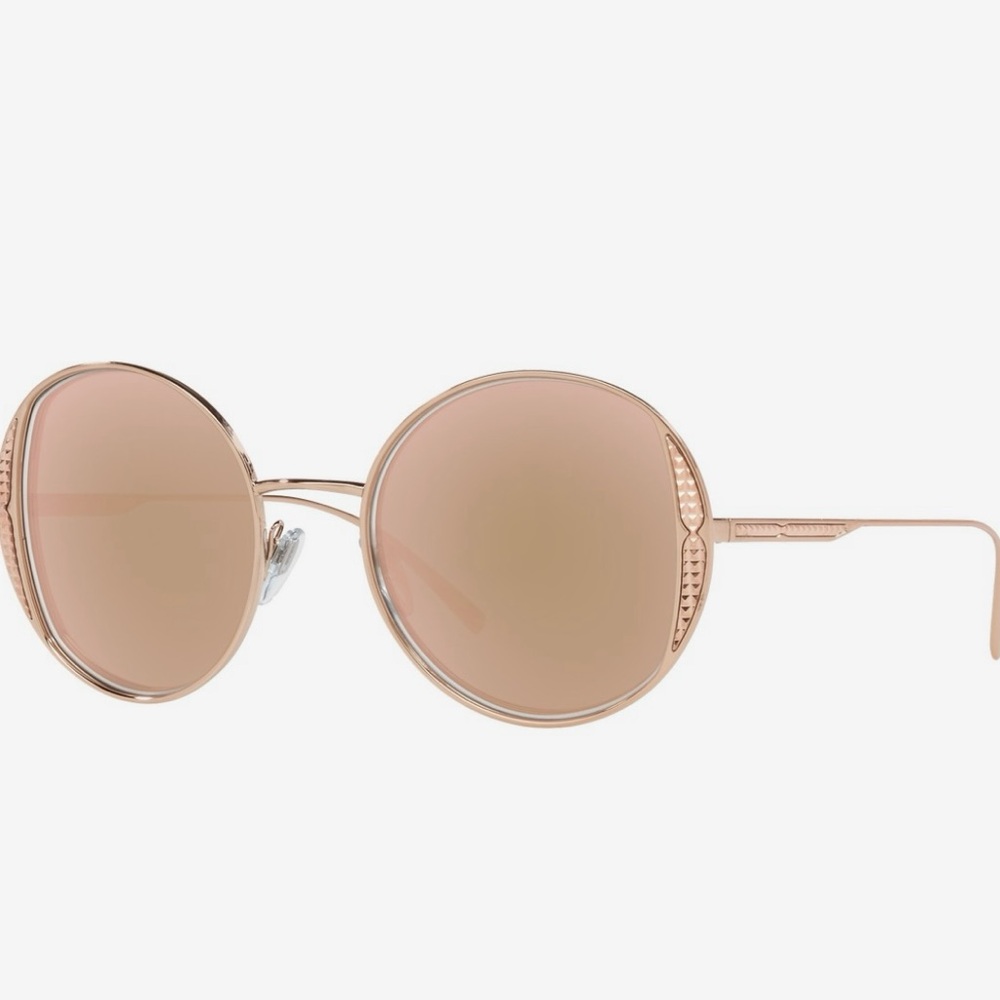 Bvlgari BV6169 Pink Gold Sunglasses - Picture 3 of 9